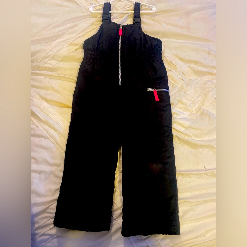 EUC black Carter bibs size 4